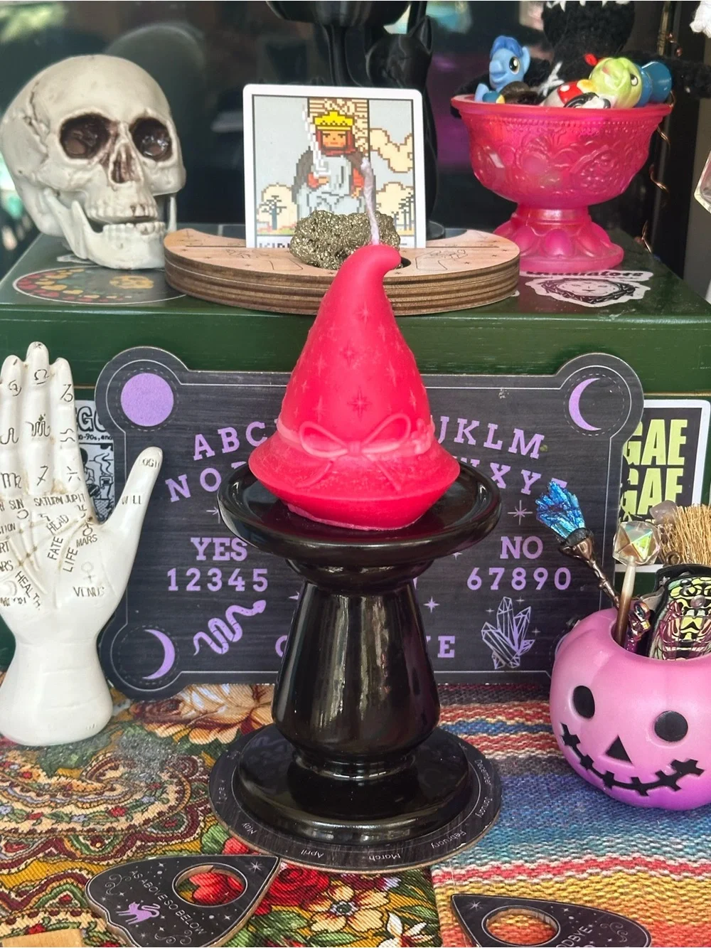 Witch Hat Candle | Witchy Decor